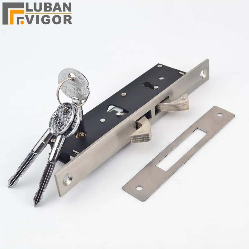 Нержавеющая сталь скользящая дверь/выдвижные ворота DoubleHook lock Stealth для оправы