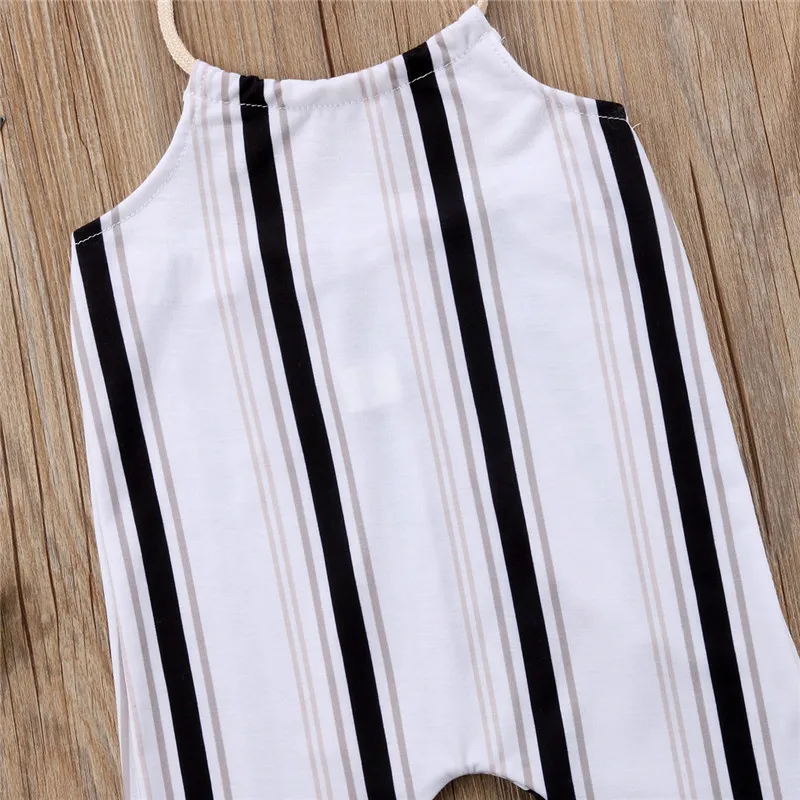 Красивые детские комбинезоны 2018 летние для девочек с открытой спиной в черно