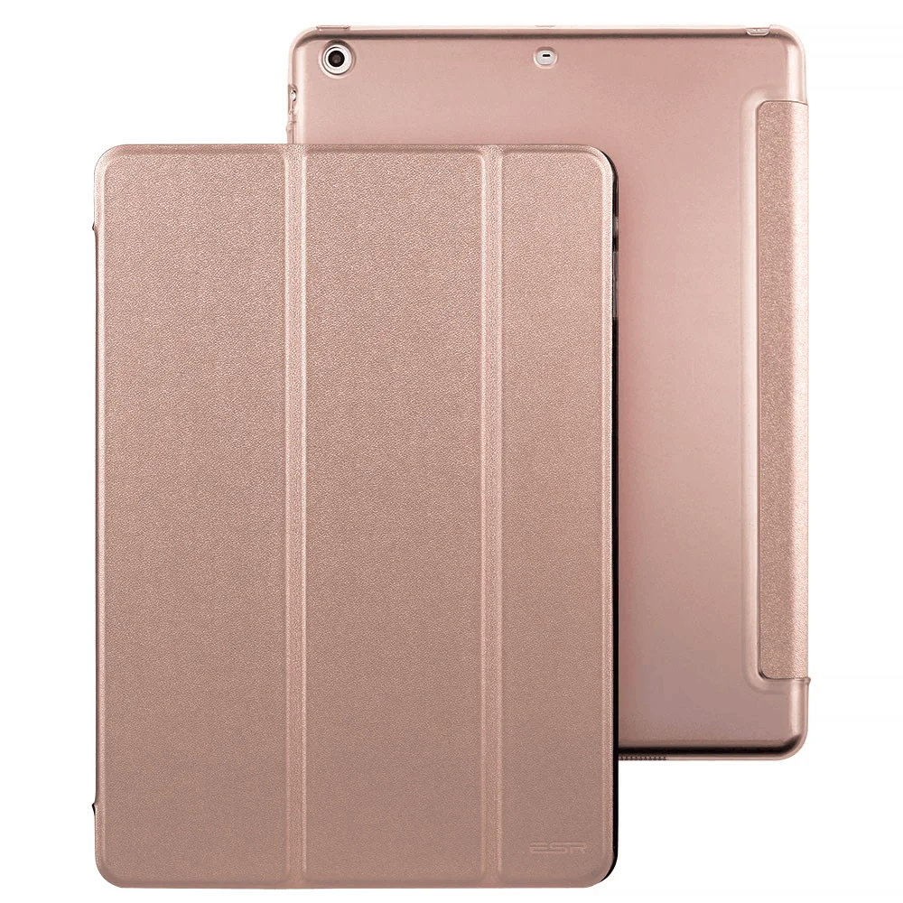 Чехол для iPad воздуха, ESR ура Цвет PU прозрачная задняя Ultra Slim Light Вес Trifold Смарт чехол для iPad воздуха/5