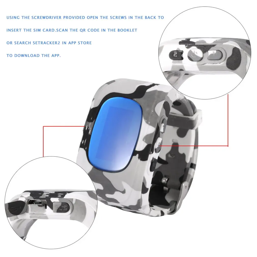 Q50 Смарт часы анти потеря базовая станция SOS Вызов в реальном времени удаленный