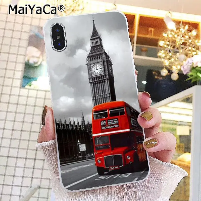 A7 MaiYaCa Лондон автобус Англия телефон Биг Бен телефон чехол для iphone 11 Pro 11Pro Max 8 7 6 6S Plus X XS MAX 5 5S SE XR - Цвет: A7