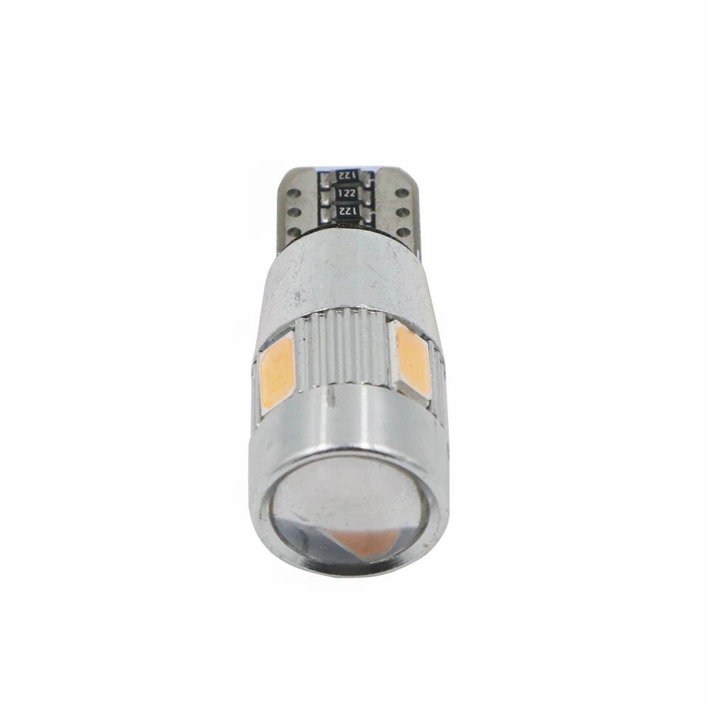 YSY 500X авто светодиодный Canbus T10 6 SMD 5630 W5W 192 194 белый 12V автомобиль Клин Парковка купол