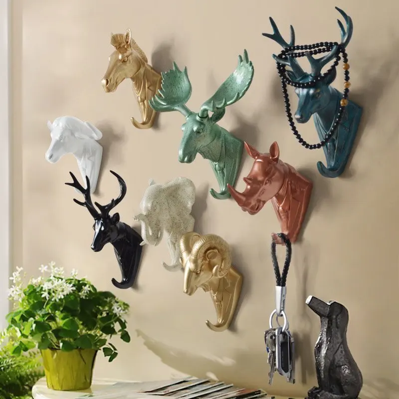 Голова искусства Ремесла мА Тау ванная комната вход животное декоративный