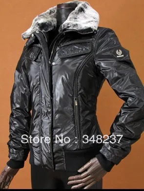 Winter coat for women brand New Colibry II Blouson with fur in Black waterproof & windproof outerwear jaccket | Женская одежда