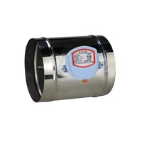 80 300mm diameter ac220v stainless steel motorized air damper valveelectric air duct damper for ventilation pipe valvej19079