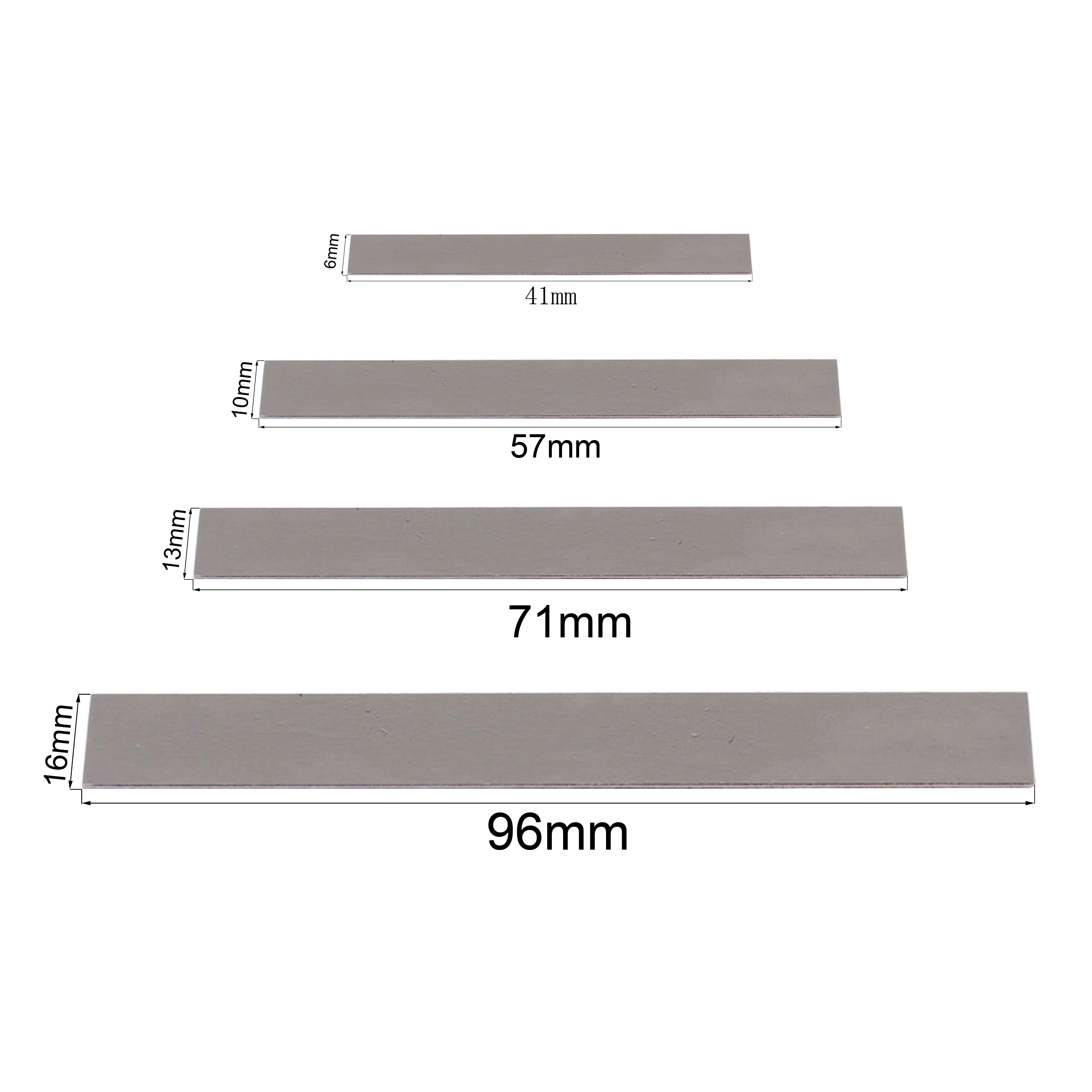 

10PCS STEEL SHEET 41mm 57mm 71mm 96mm Silicon Steel Metal Plate for Frequency Divider Inductor Transformer Coil DIY Project
