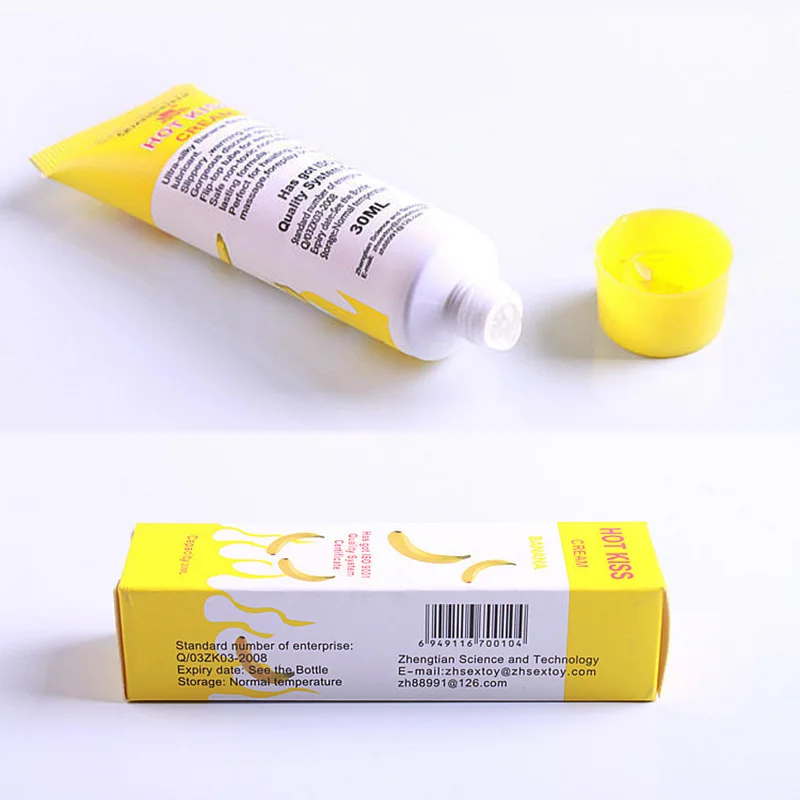 Лубрикант со вкусом банана 30 мл для секса пищевая смазка Оральный Вагинальный