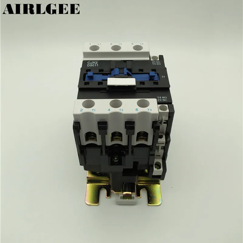 Ui 660V Ith 80A 3 Poles 1 NO NC 380V Катушка переменного тока контактор CJX2 5011|pole contactor|ac contactor80a