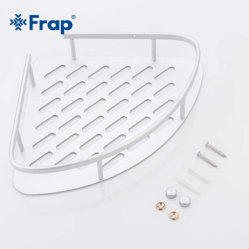 

Frap Shower Strong Suction Space Aluminum Bathroom Shelves Silver Hanging Storage Rack Bath Wall Mounted Storage Holder Y38014