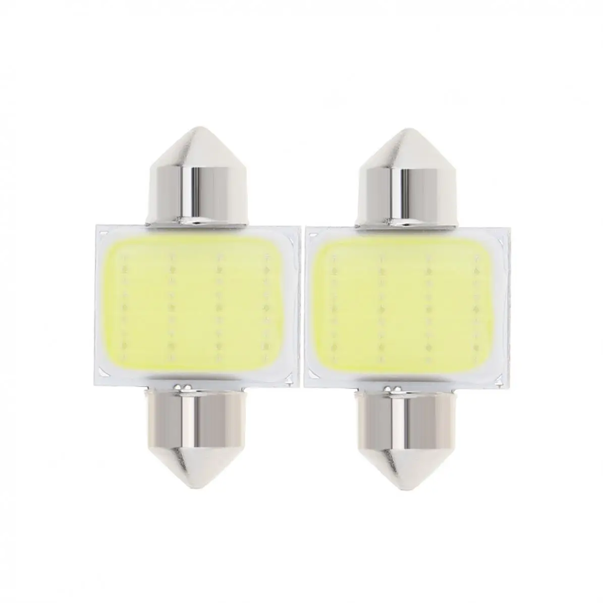 Комплект из 2 предметов белый 31 мм 12 SMD 12V COB светодиодный салона Купол Карта