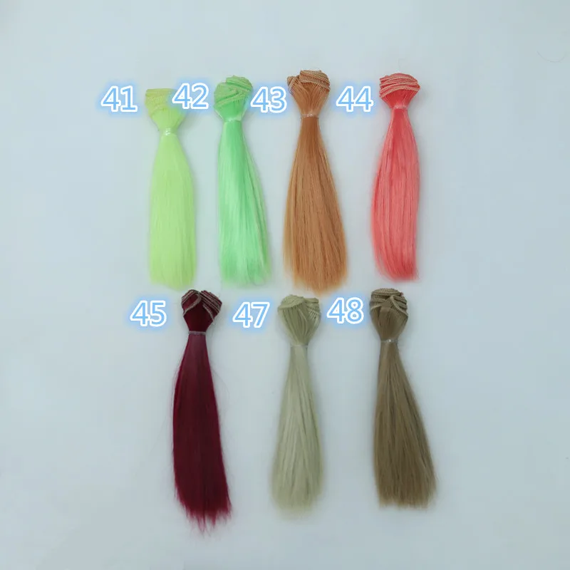 Парик Из прямых волос для кукол 15/25/30/35/50 см|doll hair|doll wigfor bjd |