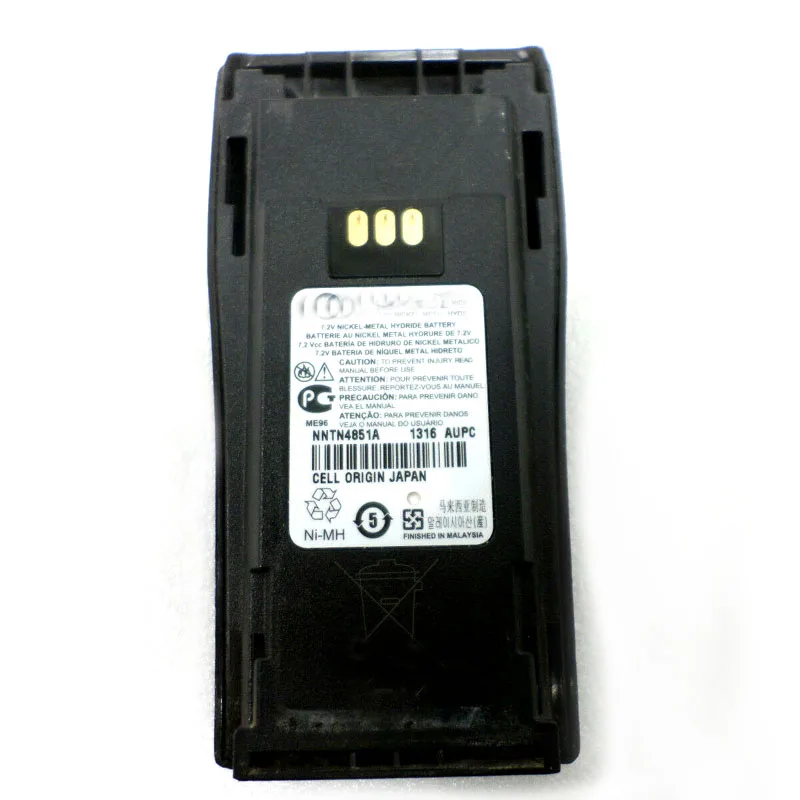 NNTN4851A 1600 мА/ч, металл-гидридных или никель Батарея для Motorola CP040 CP140 CP150 CP160 CP180 CP200 CP200XLS CP340 CP360 CP380 EP450 GP3688 PR400