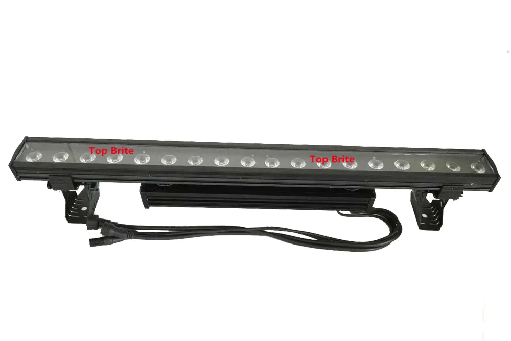 New Function 4Pcs/Lot 18X10W 4IN1 Outdoor Led Wall Washer Light RGBW Bar DMX Mode Stage 100-240V | Освещение