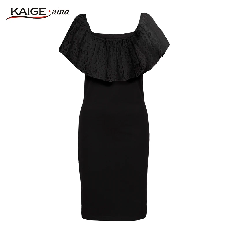 Kaige Нина Женщины Платье летние Bodycon Платья с кружевом Плюс Размер Chic Элегантный