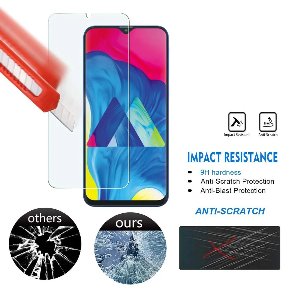 Закаленное стекло для Samsung Galaxy A50 защитный чехол телефона A 40 30 20 10 50A 40A 30A 20A 10A