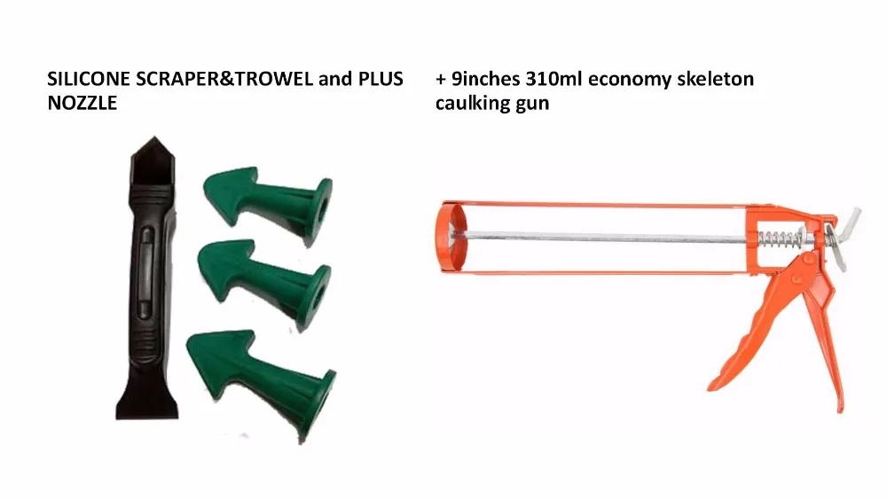 Экономный каркасный пистолет с силиконовым герметиком набор шпателей и