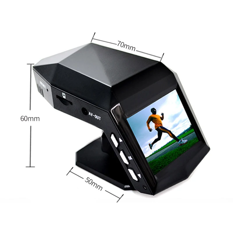 Автомобильный видеорегистратор ручной Full HD 1080P 30fps Dash camera 170 градусов широкоугольный видеорегистратор 2,0 дюймов экран с g-сенсором Dash Cam