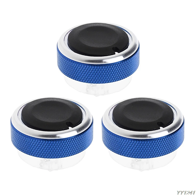 

3PCS Air Conditioning heat control Switch knob AC Knob case For 2 MK2 3 MK3 Sedan Hatchback Mondeo auto accessories-Y