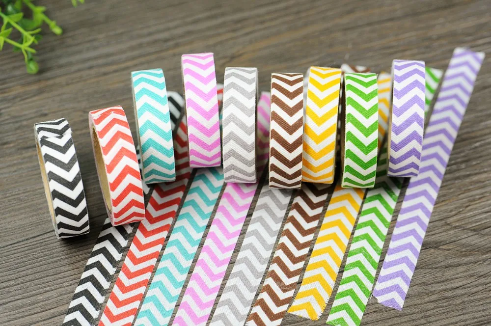 1 шт. DIY Милая полосатая тканевая лента милая красочная ткань декоративная