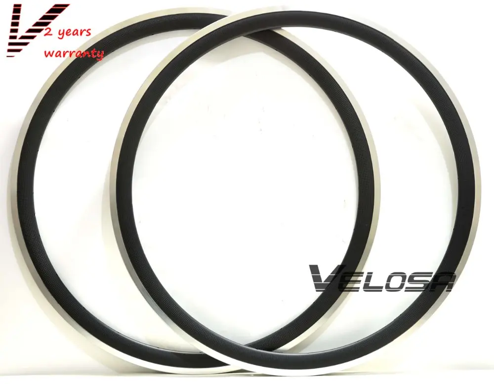 Внешний диаметр 38 мм с тормозной поверхностью из сплава обод 700C углеродного для