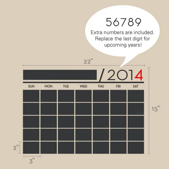 216 * Новый месяц важный офис Еженедельный планировщик календарь памятка доска