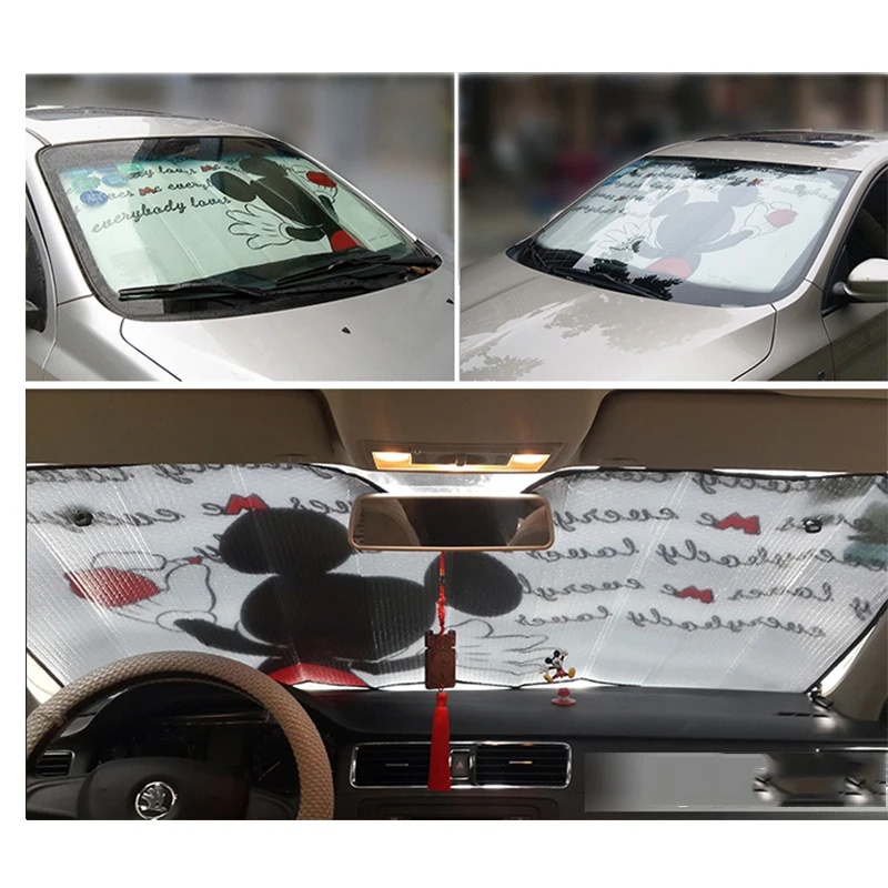 140*70 см милый мультфильм автомобиль экраны для окон SUNUV Защита подходит