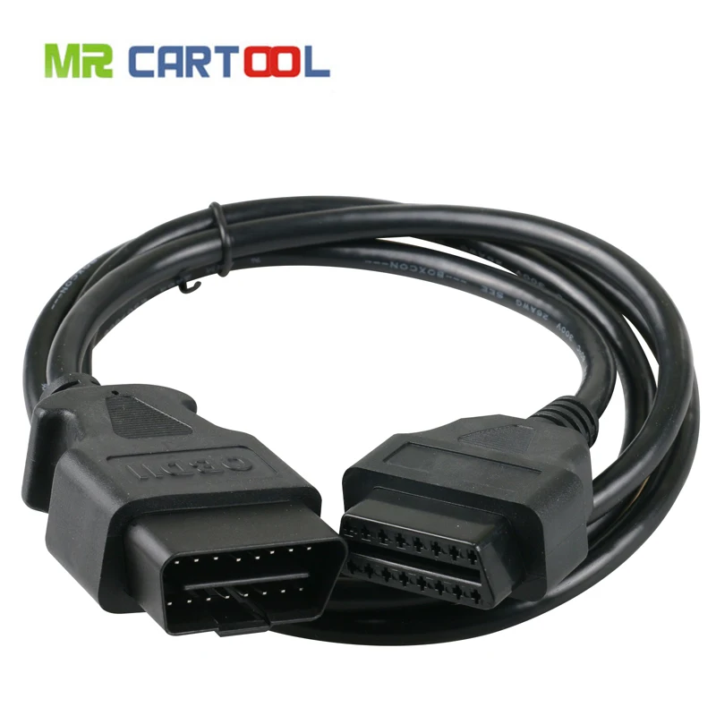 Кабель удлинитель Mr Cartool 16 контактный OBD2 1 5 м ELM327 ODB2 OBD II|obd2 16pin|cable pinobd2 extension cable |