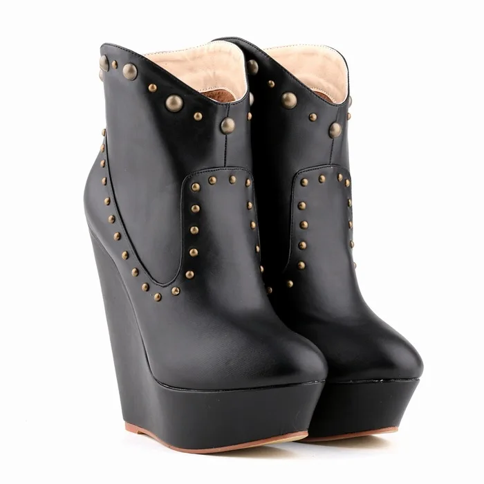 Женские ботильоны на платформе и высоком каблуке 14 см|women wedge ankle boots|wedge bootsankle boots |