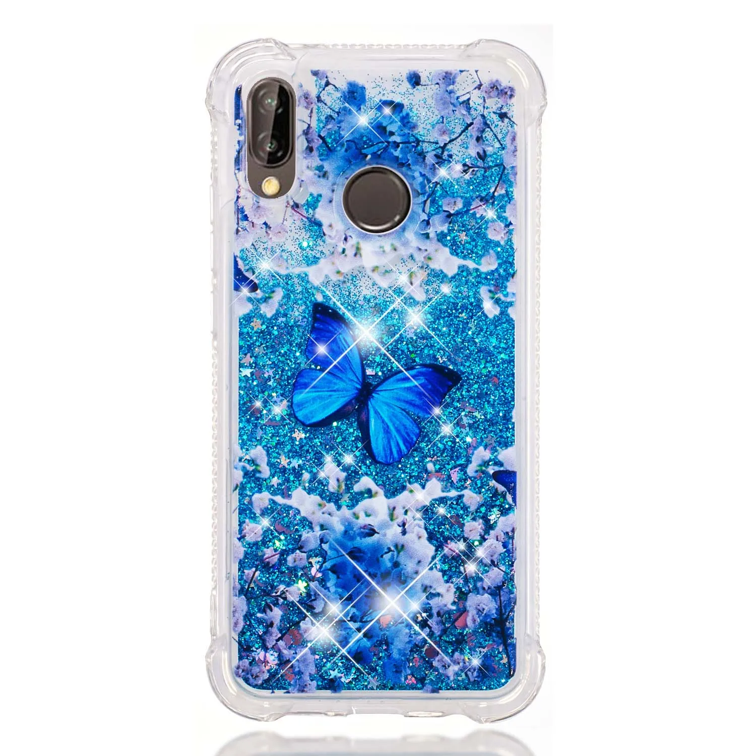 Плотный чехол для huawei P20 Lite Nova 3E ANE-LX1 ANE-L21 ANE-L01 блеск динамичный, жидкий песок силиконовый чехол для задней панели мобильного телефона из термопластика чехол - Цвет: A11