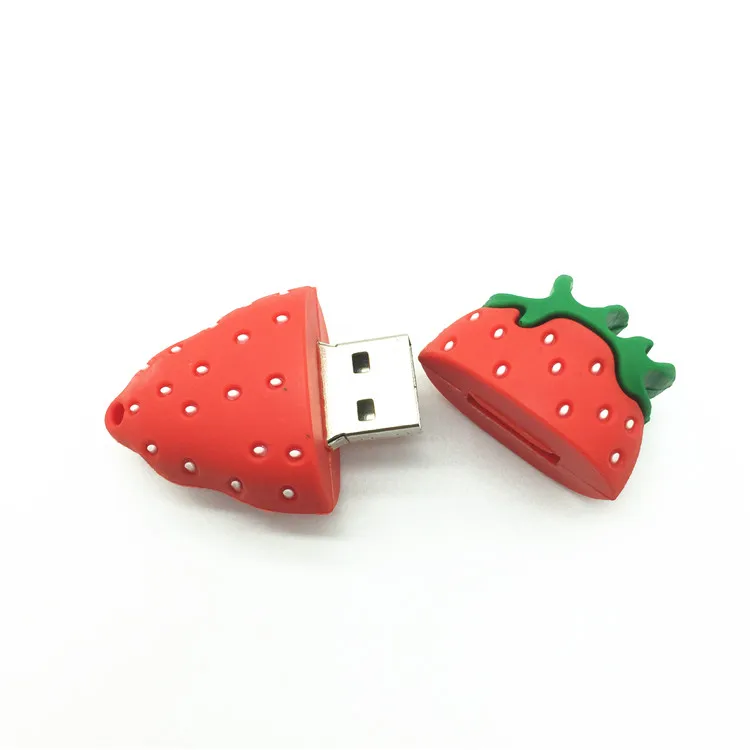 2017 флэш накопитель USB в виде фруктов 4 ГБ 8 16 32 64 мультяшная карта овощей моркови