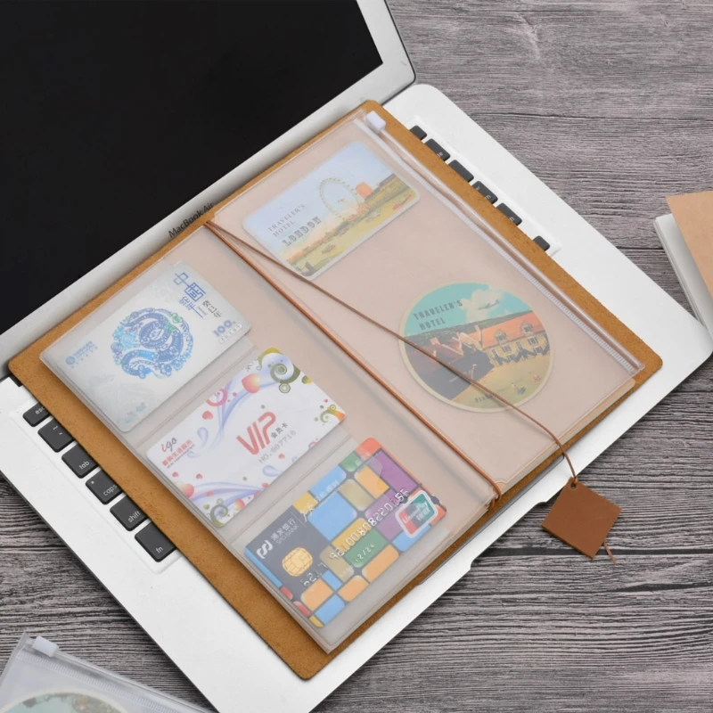 Дорожная сумка из ПВХ на молнии для ноутбука органайзер карт и паспорта