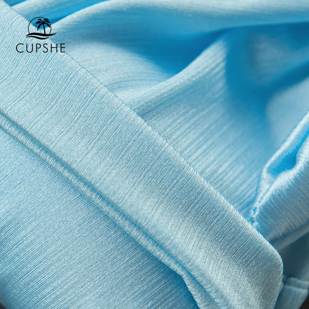 CUPSHE детский купальник бикини с высокой талией и цветочным принтом пуш ап из двух