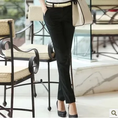 Брюки женские длинные в западном стиле профессиональные облегающие штаны
