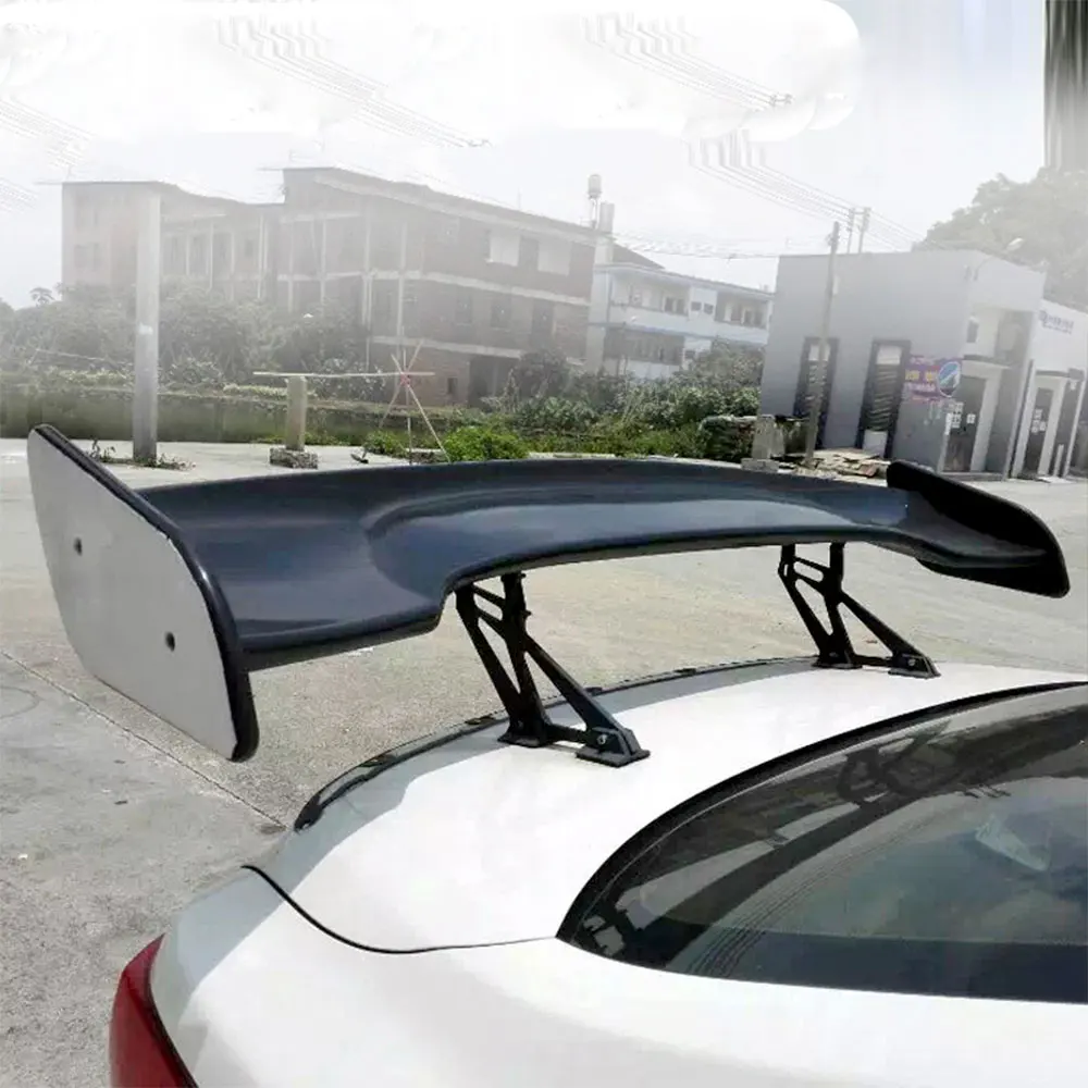 

Carbon Fiber Material Car Racing Rear Trunk Lip Spoiler GT Style For Benz For BMW For Audi for All Sedan 4 Door Car Decoration