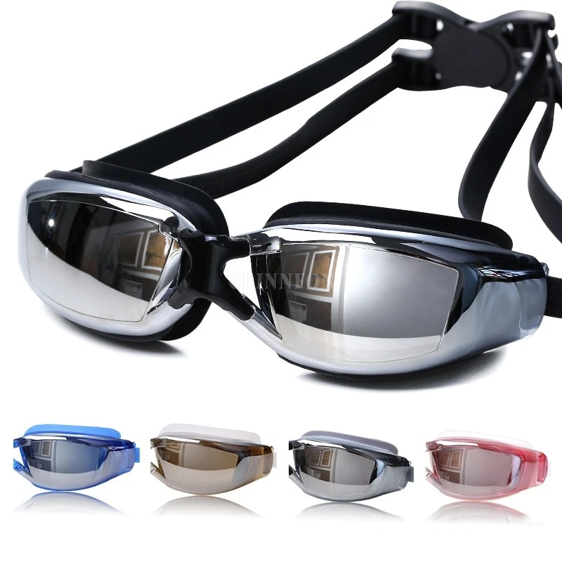 

50Pcs/Lot New 2017 Anti-Fog Swim Eyewear Anti-Ultraviolet Swim Goggles Men And Women Unisex Coating Swimming Glasses