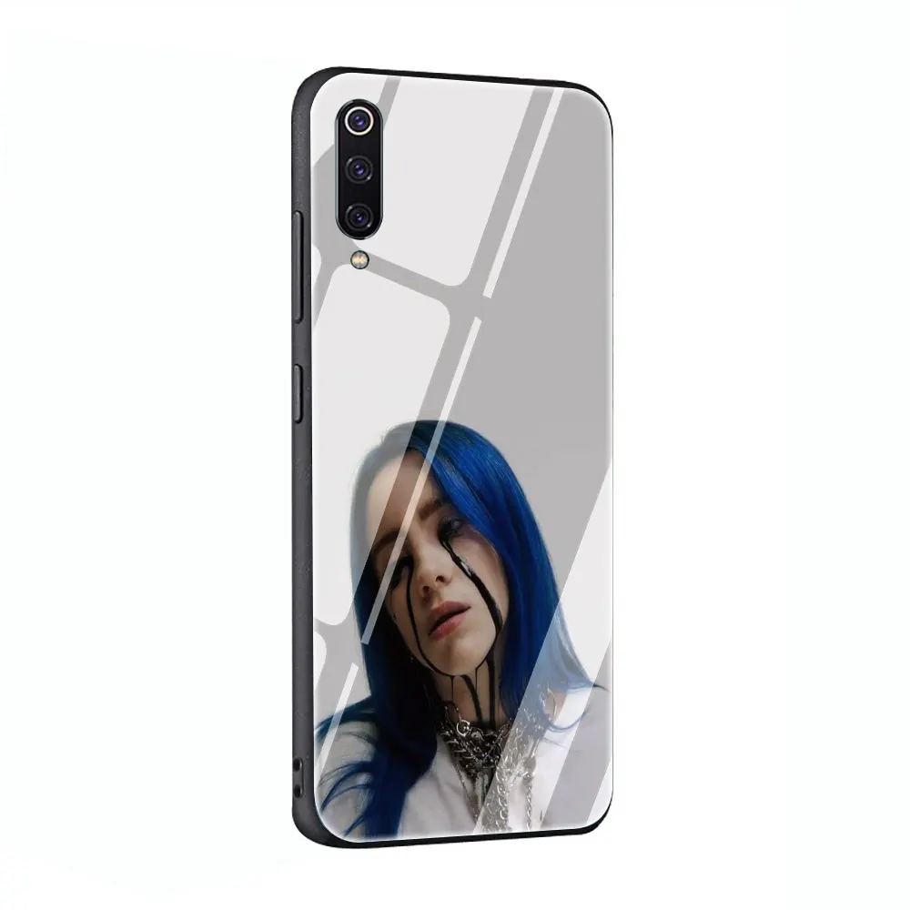 G6 Billie Eilish закаленное стекло чехол для телефона Xiaomi mi 8 9 Красный mi 4X 6A Note 5 6 7 Pro Pocophone F1 - Цвет: G6