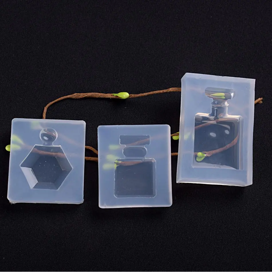3 шт. флакон для духов форма из эпоксидной смолы подвеска пластилина силиконовые