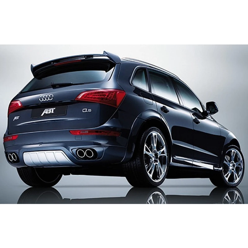 Для Audi Q5 2009~ 2013 Неокрашенный FRP и углеродное волокно Q5 ABT задний спойлер автозапчасти