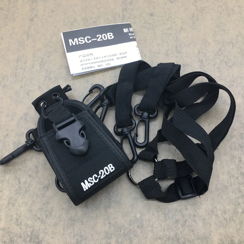 

Baofeng Radio Case Holder MSC-20B Portable Pouch For Baofeng UV-5R UV-82 Kenwood Yaesu ICOM TYT Walkie Talkie Accessories