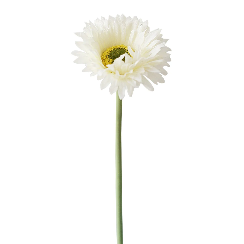 Искусственный цветок Маргаритка из шелка искусственный хризанта Гербера для