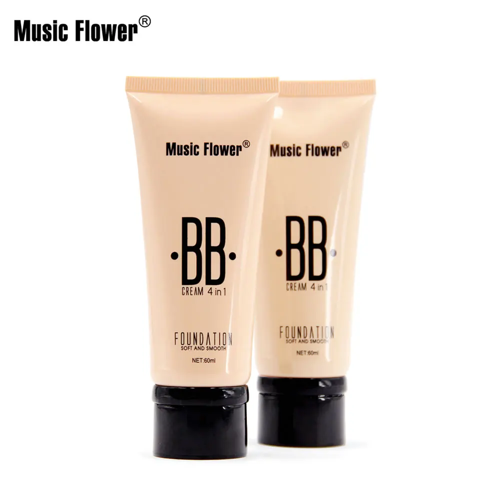 Music Flower BB крем 4 в 1 длительное увлажнение с осветляющим эффектом корректор