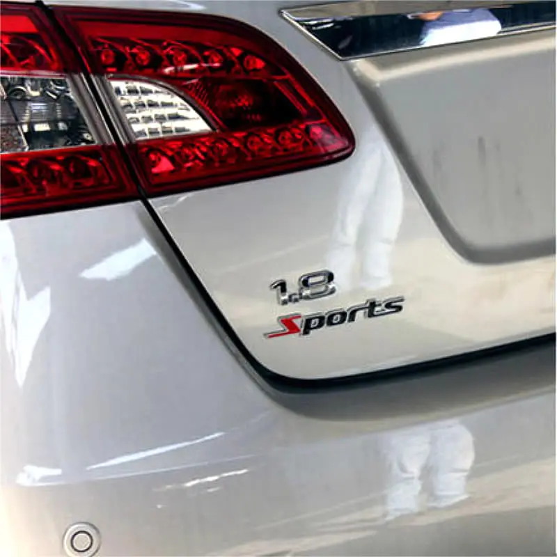 3D металлическая Спортивная эмблема наклейка для автомобиля грузовика полоса