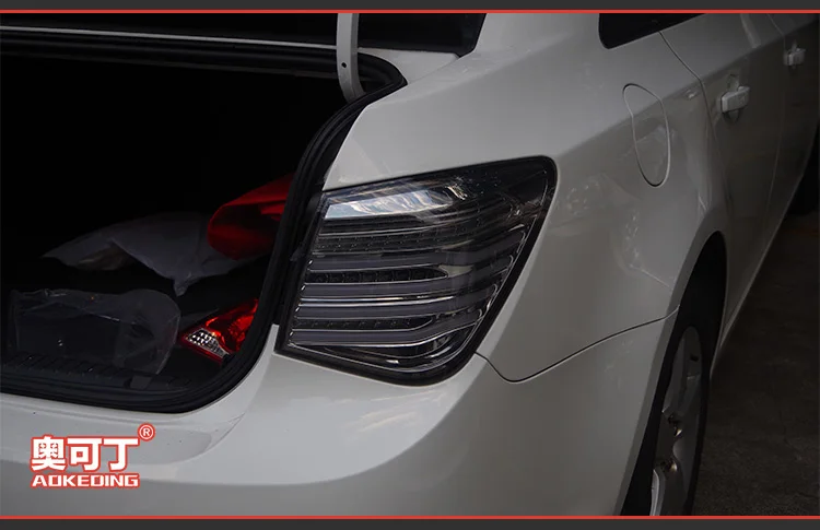 AKD Стайлинг для Chevrolet Cruze задний светильник s Cruze седан светодиодный задний светильник GLK светодиодный задний фонарь DRL+ тормоз+ Парк+ сигнал
