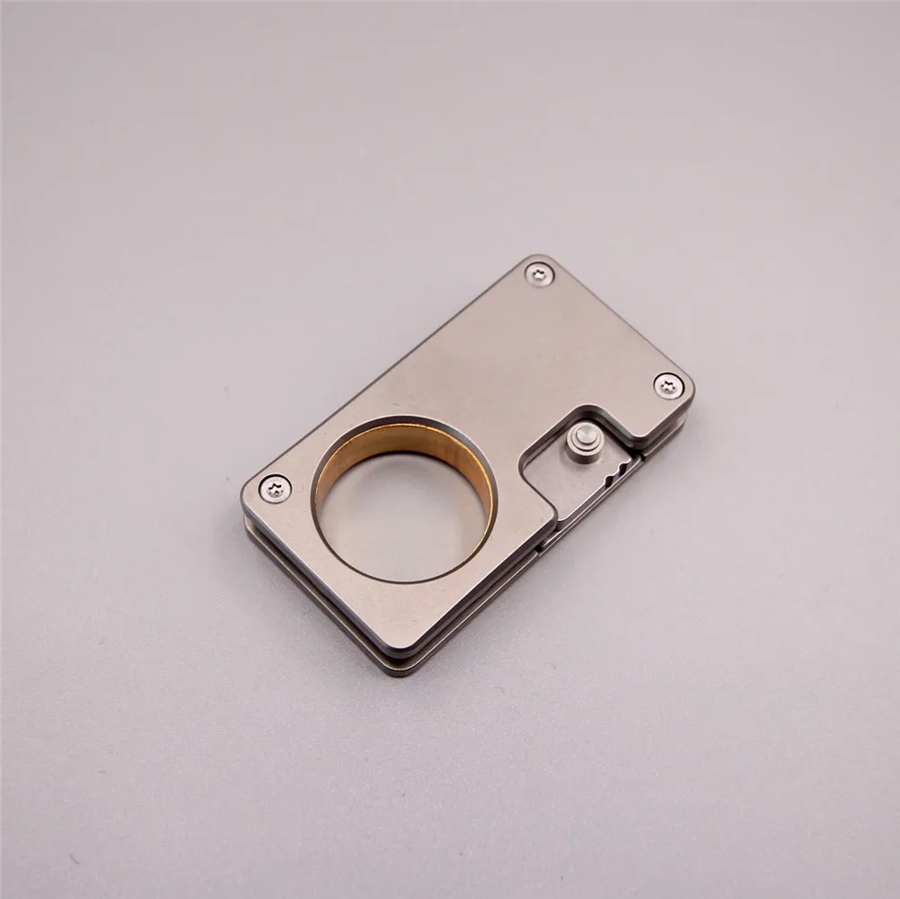 Открытый небольшой Titanium EDC карманный инструмент нескольких Кемпинг нож кольцо