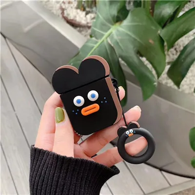 Свежий McDonald Carto ТПУ 3D милый силиконовый Bluetooth беспроводной чехол для наушников AirPods зарядная коробка защитный чехол Аксессуары - Цвет: 10