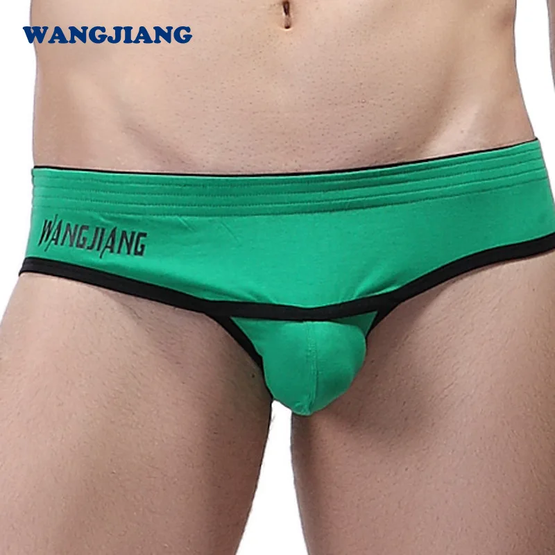 Мужское нижнее белье WJ сексуальные и удобные хлопковые мужские трусы с низкой