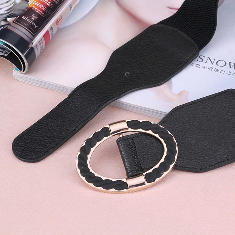 2017 классический черный кожаный широкий металлический пояс пряжкой Ремни для Для