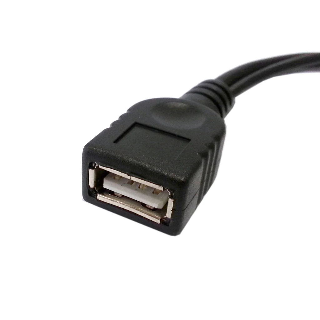 2 в 1 OTG микро USB узловой блок питания Y Разветвитель адаптер к 5 контактному
