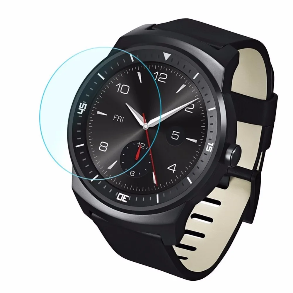 PCTC закаленного прозрачного Стекло Экран протектор Smartwatch для LG R W150 W110 (3 шт.)|Защита