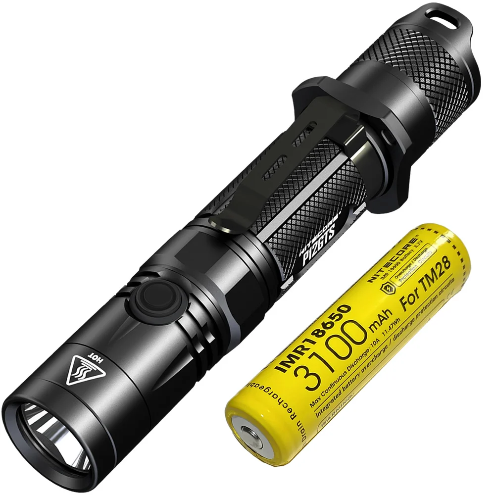 NITECORE P12GTS 1800 люмен CREE светодиодный ультра компактный тактический фонарь Перезаряжаемый 18650 аккумулятор для кемпинга, охоты, рыбалки, альпинизма